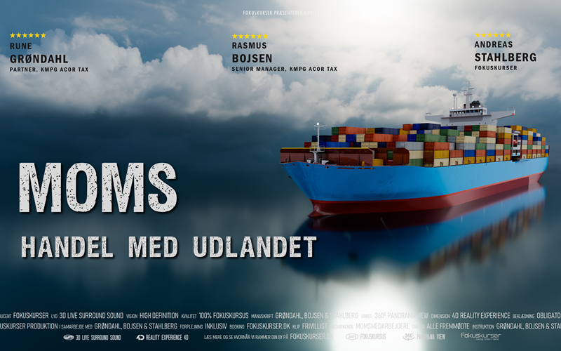 Moms ved handel med udlandet